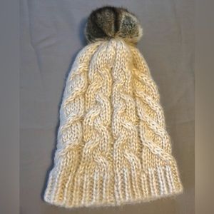 Simply Vera Vera Wang Cable Knit Beanie Scully Hat